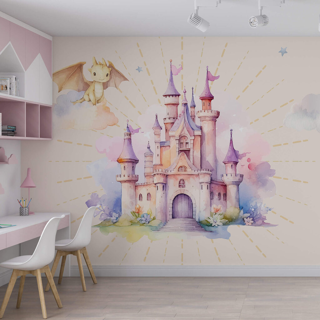 Drago vicino al castello — ambiente 3
