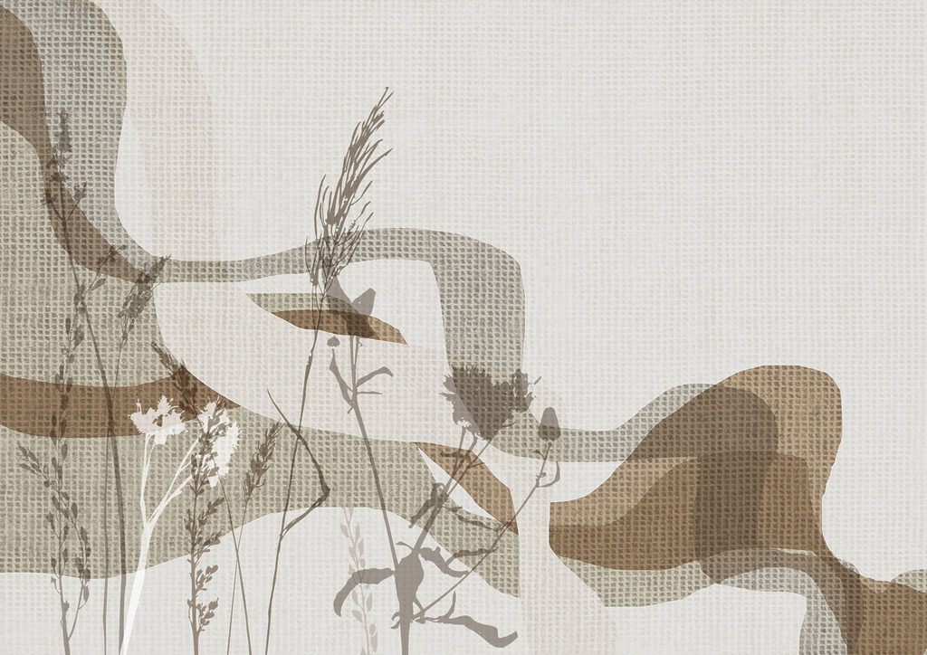 Erbe su campi ondulati — design completo
