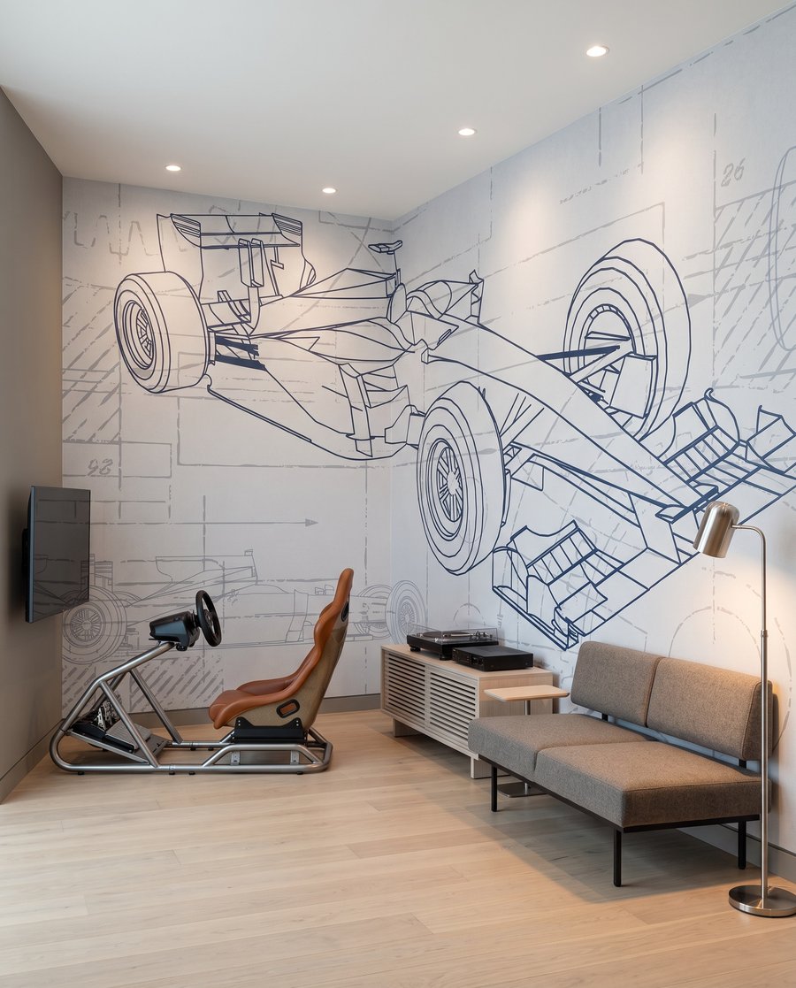 Bolide in linee tecniche — ambiente 2