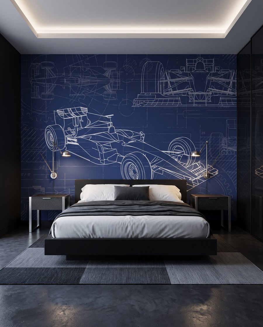 Bolide in linee tecniche — ambiente 1