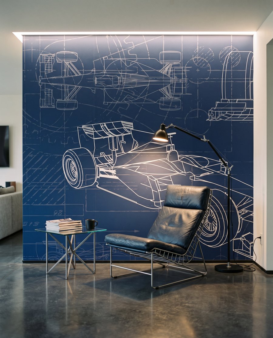 Bolide in linee tecniche — ambiente 3