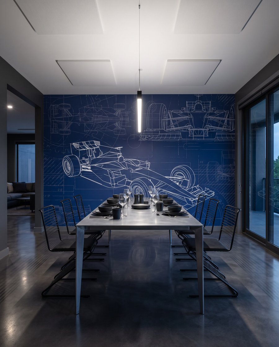 Bolide in linee tecniche — ambiente 5
