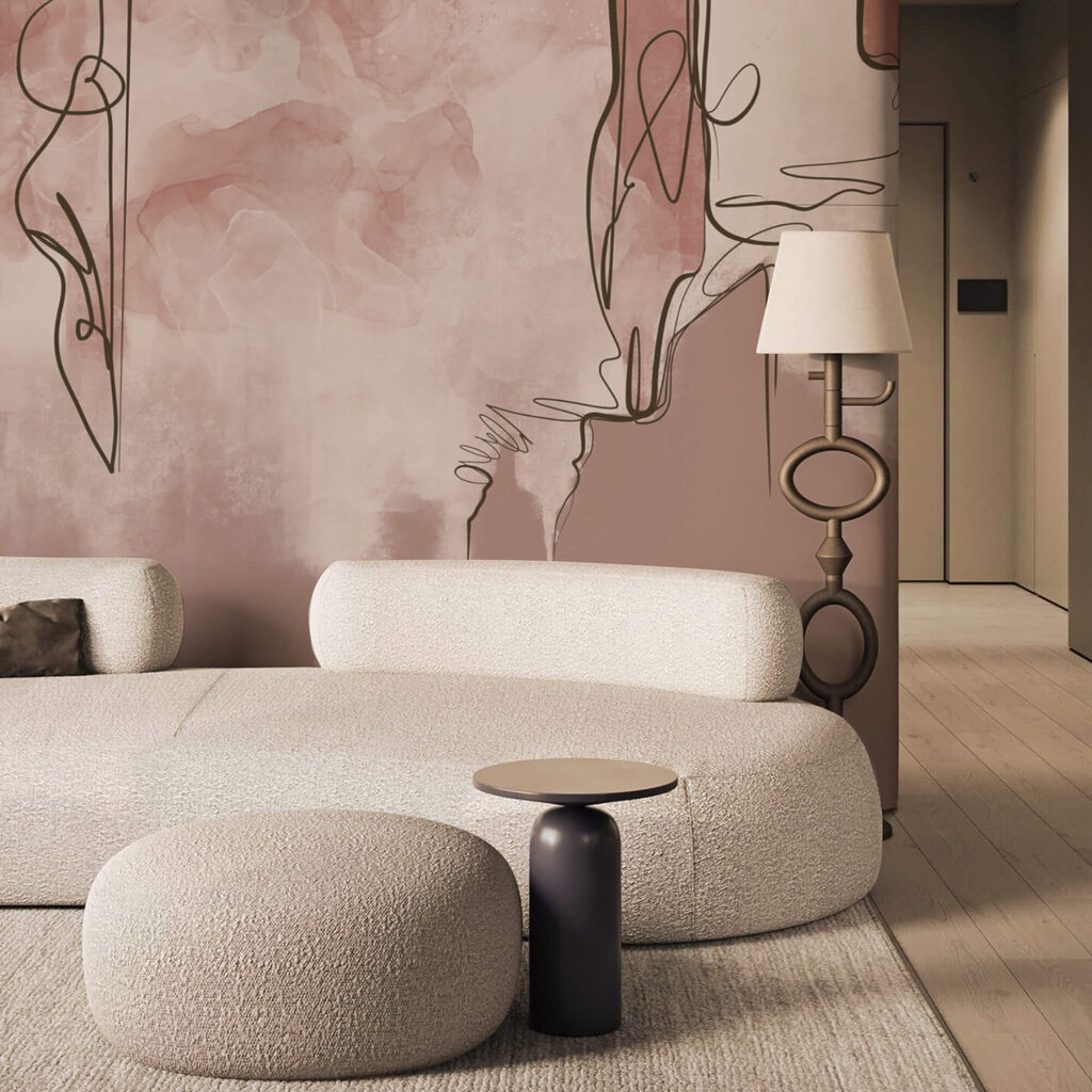 Volti tra veli rosa — ambiente 2