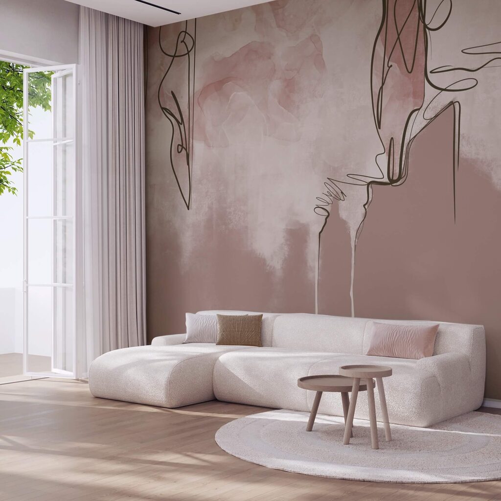 Volti tra veli rosa — ambiente 3