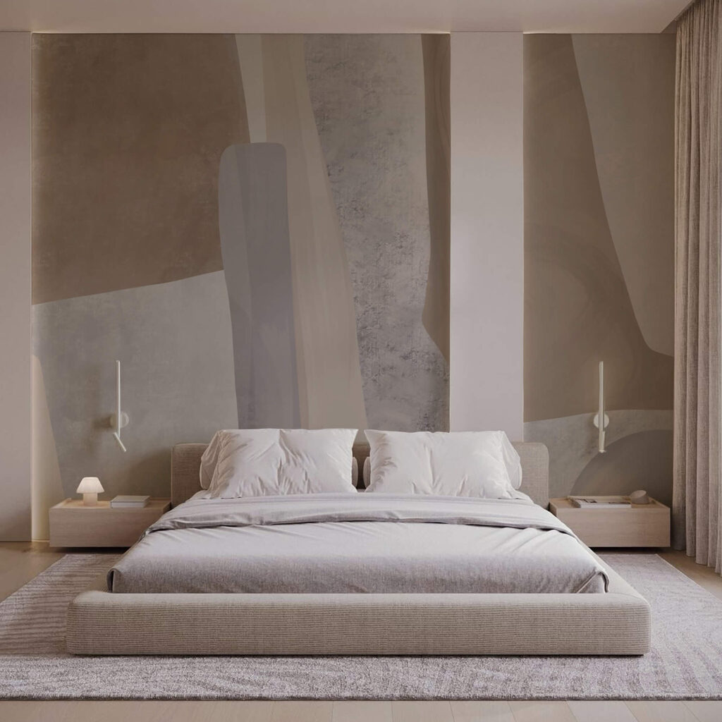 Forme arrotondate color terra — ambiente 3