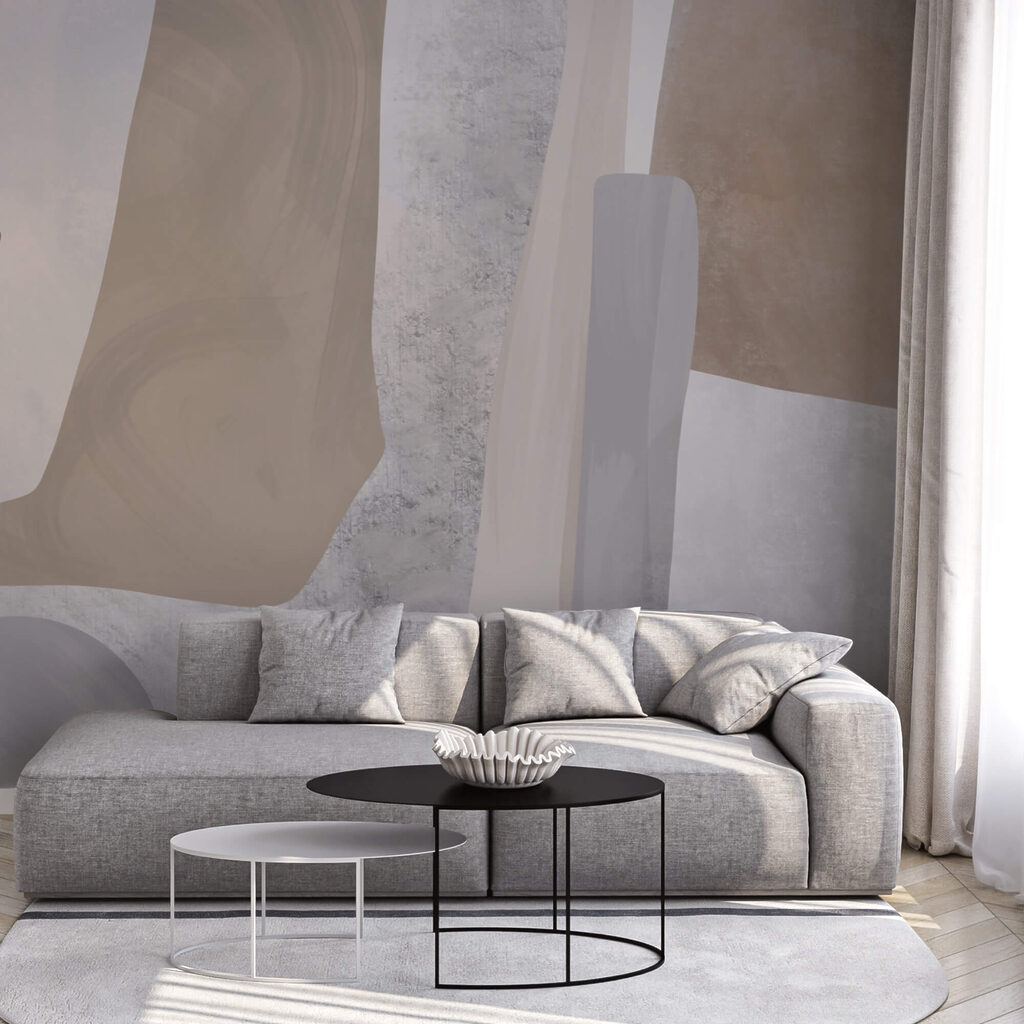 Forme arrotondate color terra — ambiente 1