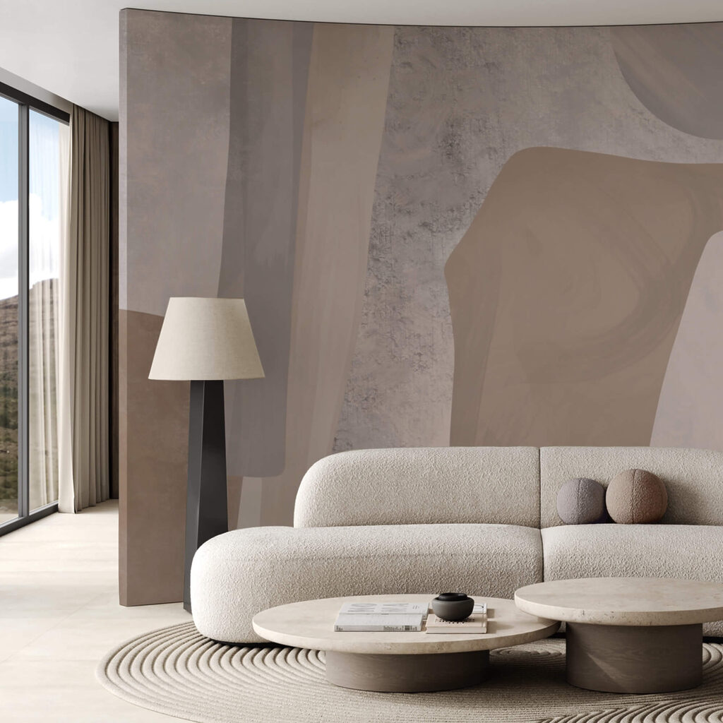 Forme arrotondate color terra — ambiente 4