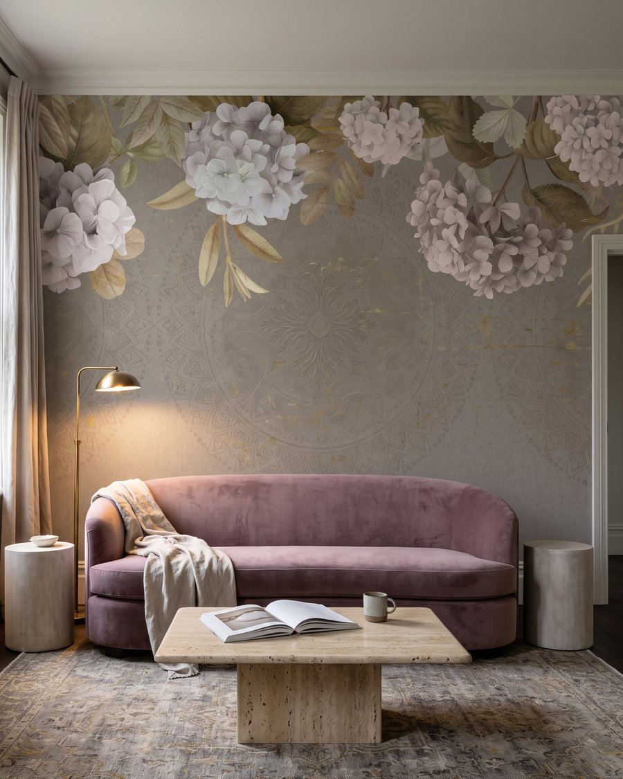 Fiori bianchi in alto — ambiente 3