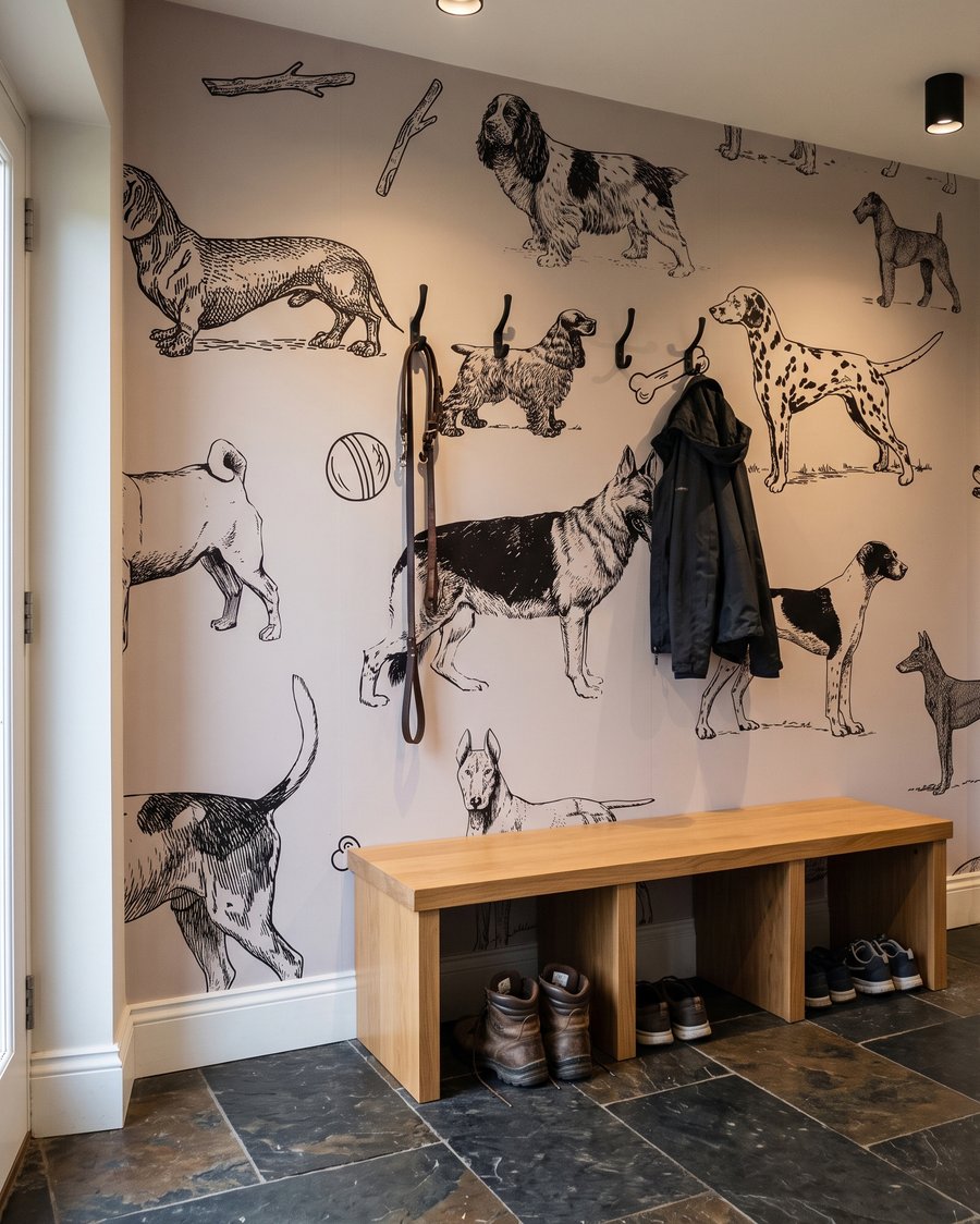 Cani disegnati a penna — ambiente 5