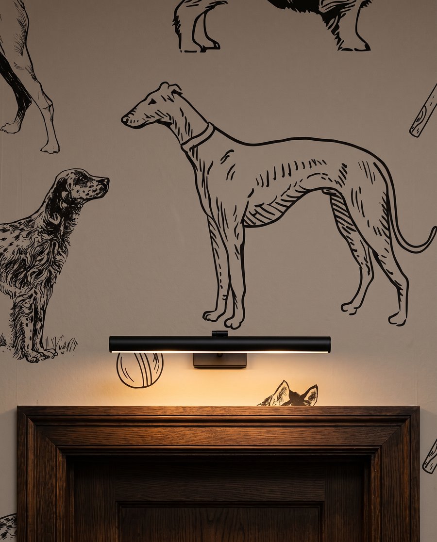 Cani disegnati a penna — dettaglio
