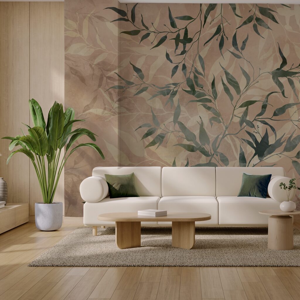 Rametti verdi su beige — ambiente 3