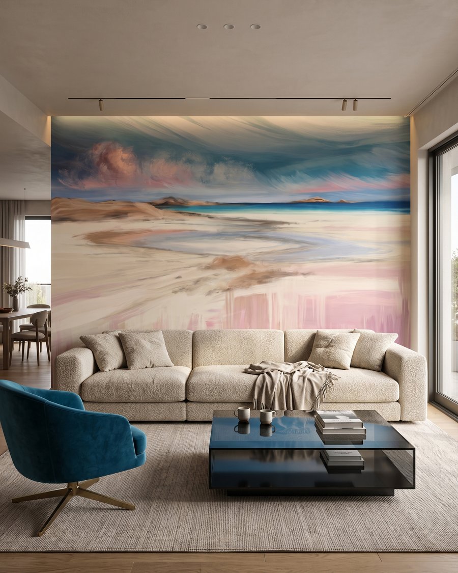 Luce rosa sul mare — ambiente 3