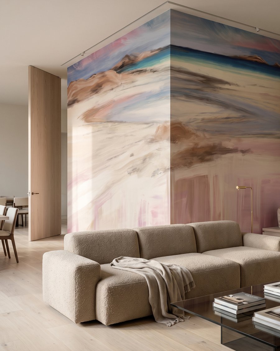 Luce rosa sul mare — ambiente 4