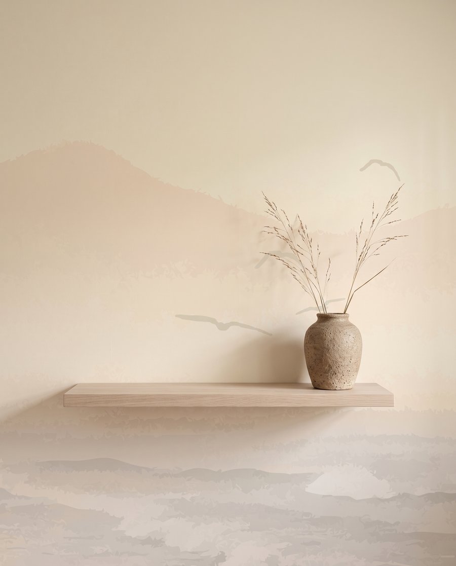 Faro in nebbia dorata — dettaglio
