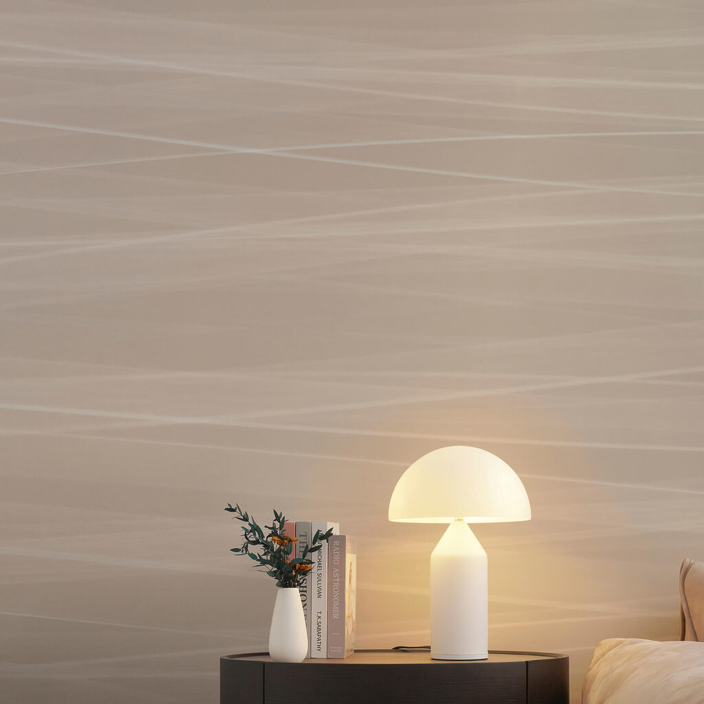 Linee sottili color pesca — ambiente 2