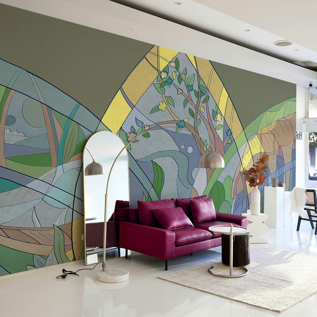 Albero in vetrata — ambiente 3