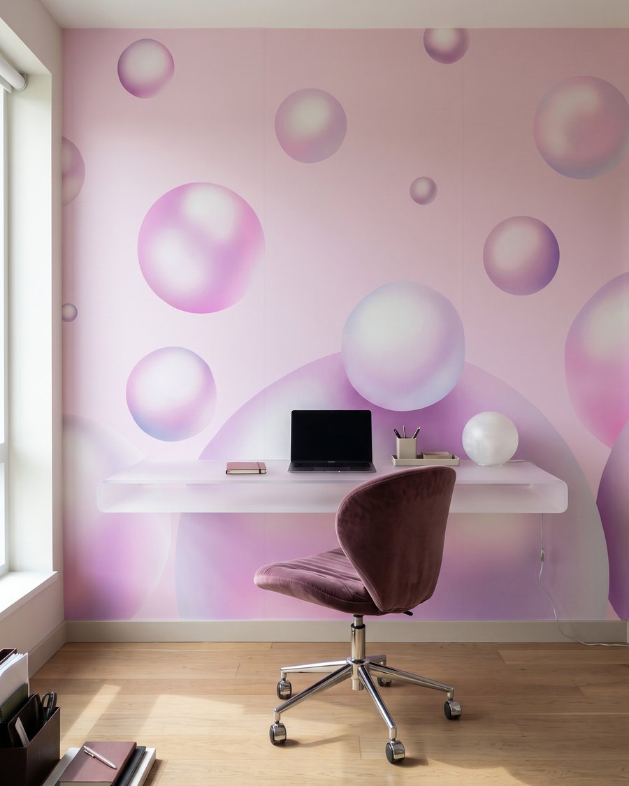 Bolle lucenti che fluttuano — ambiente 5