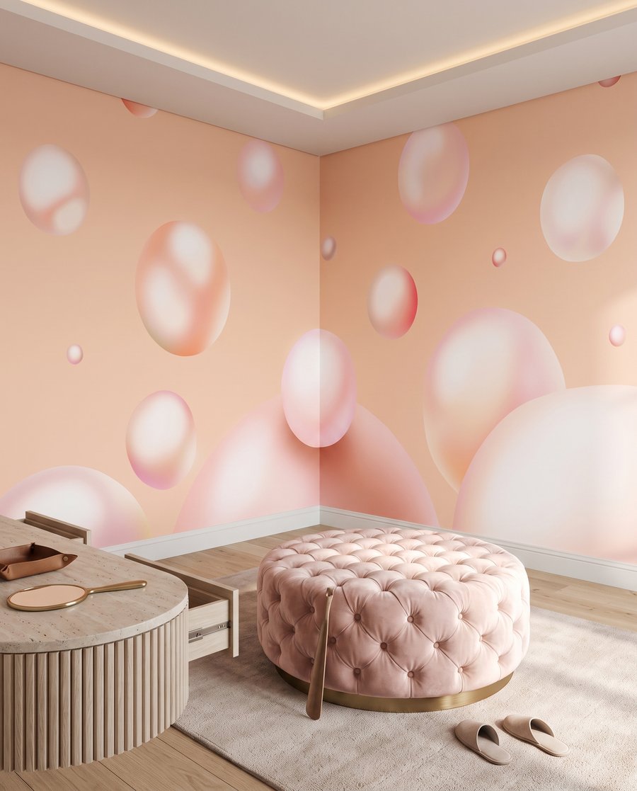 Bolle lucenti che fluttuano — ambiente 3