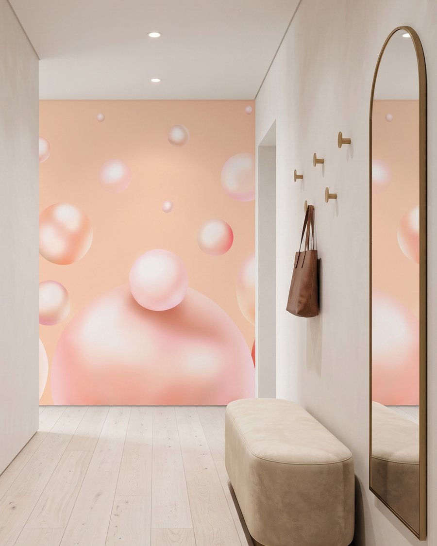 Bolle lucenti che fluttuano — ambiente 5