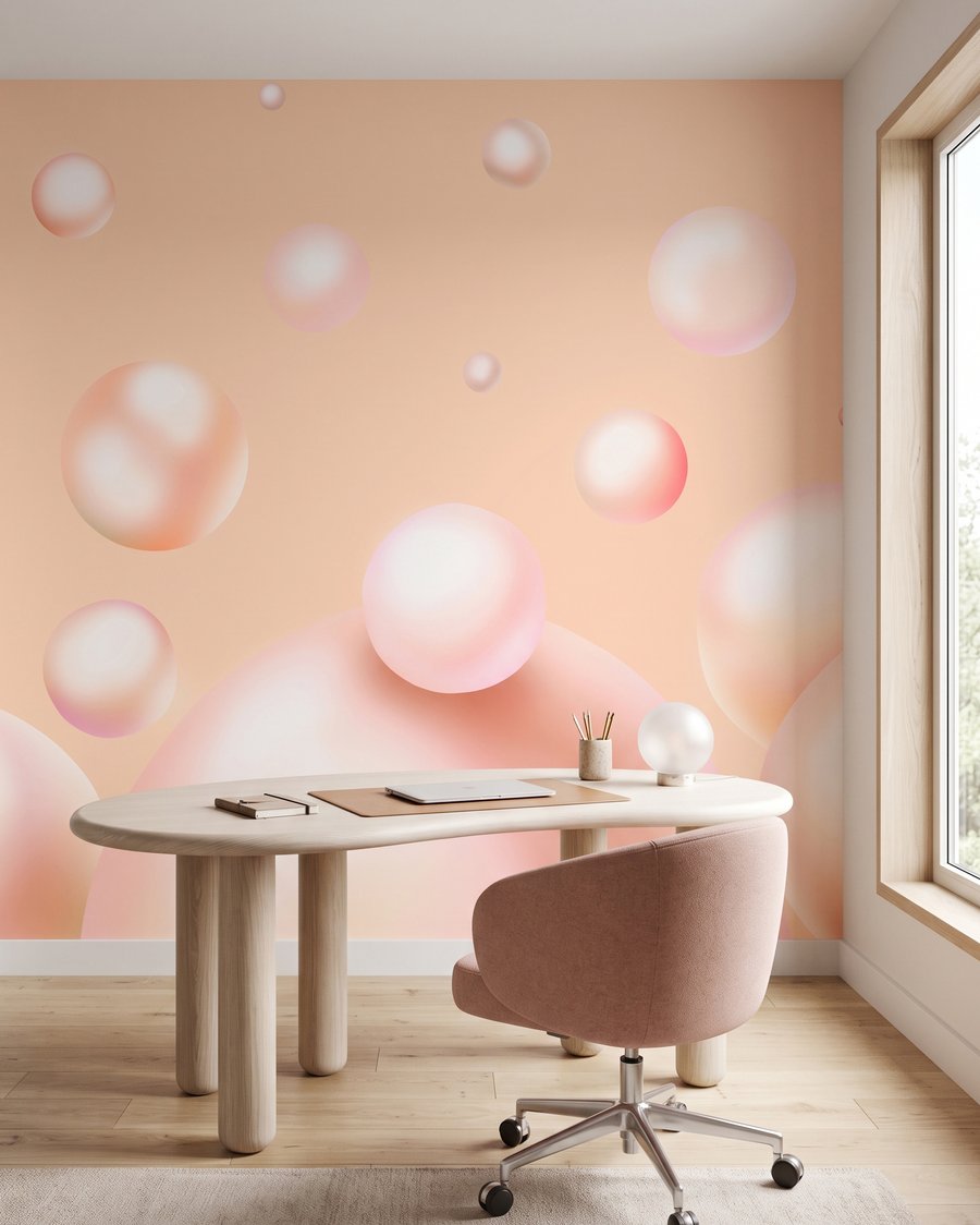 Bolle lucenti che fluttuano — ambiente 1