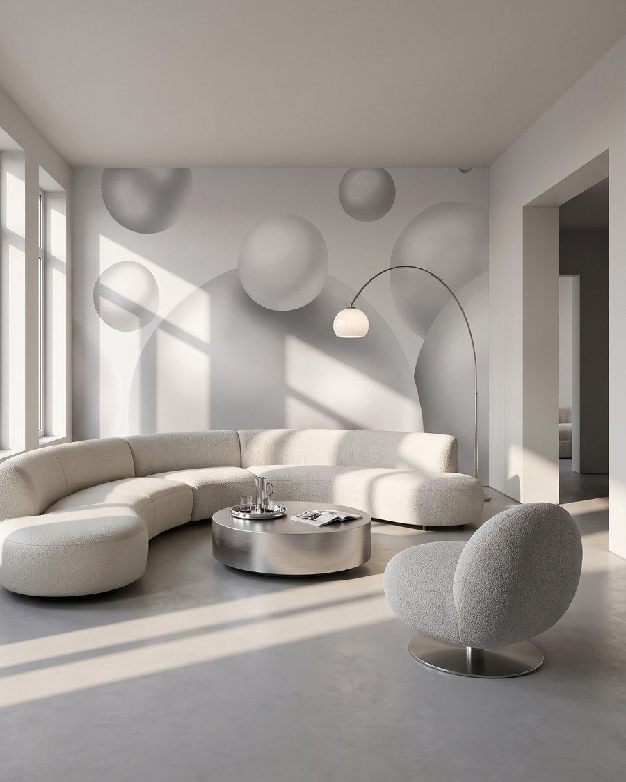 Bolle lucenti che fluttuano — ambiente 3