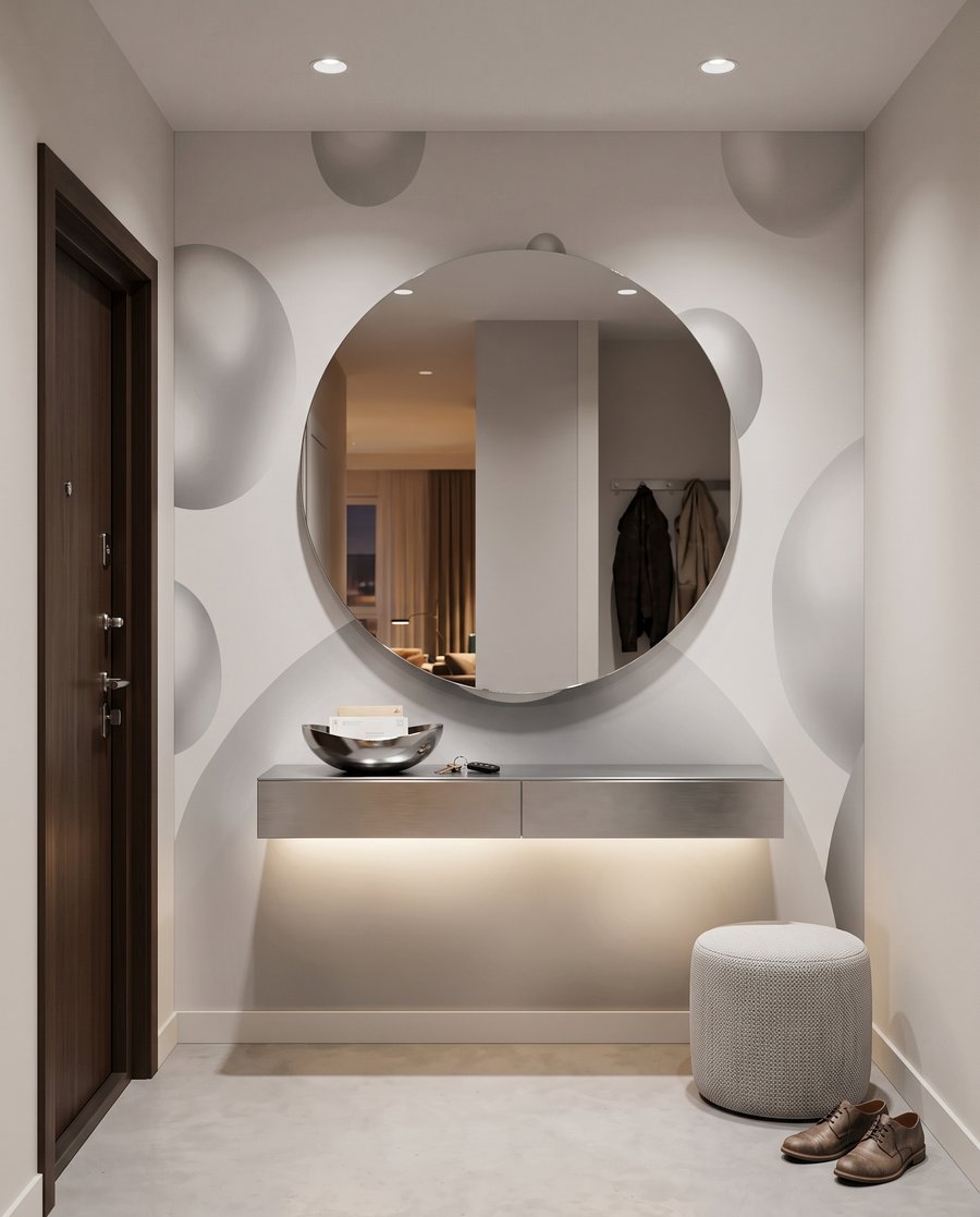 Bolle lucenti che fluttuano — ambiente 5