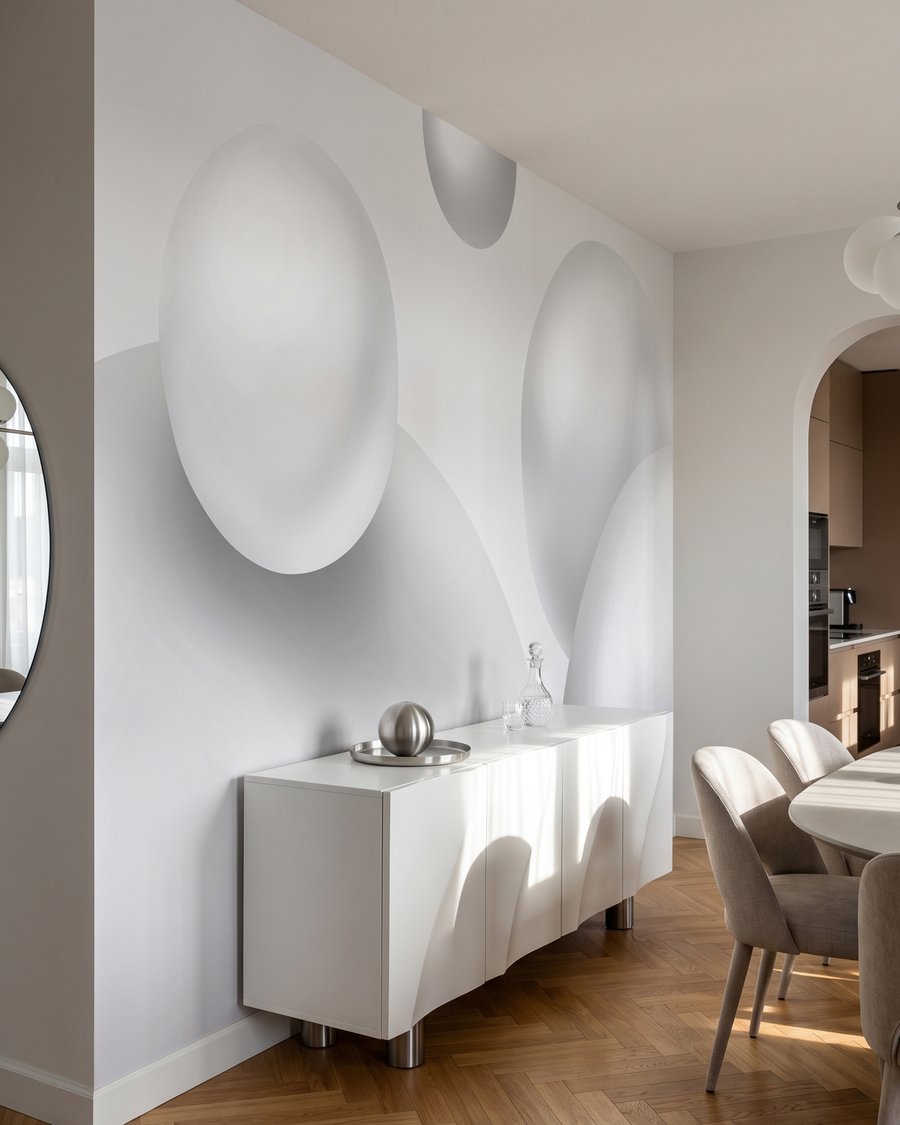 Bolle lucenti che fluttuano — ambiente 1