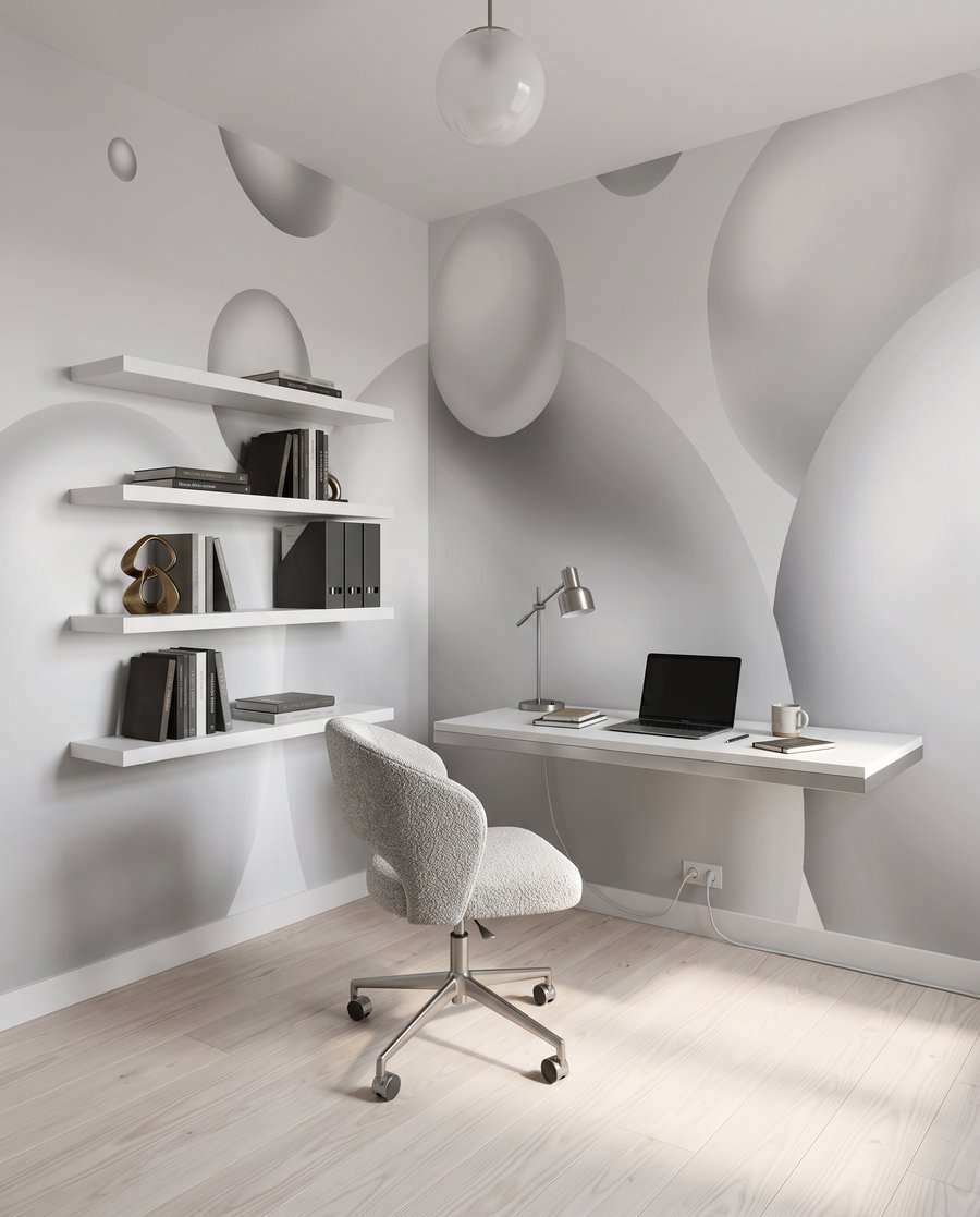 Bolle lucenti che fluttuano — ambiente 7