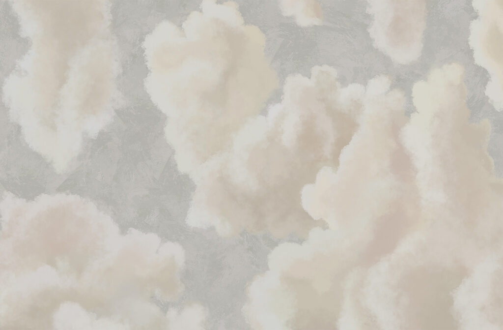 Nuvole crema su grigio — design completo