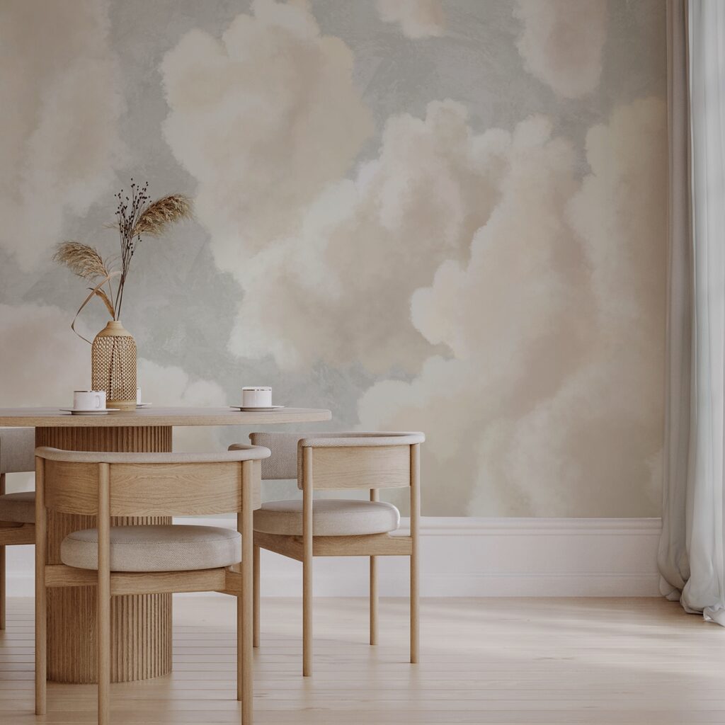 Nuvole crema su grigio — ambiente 4