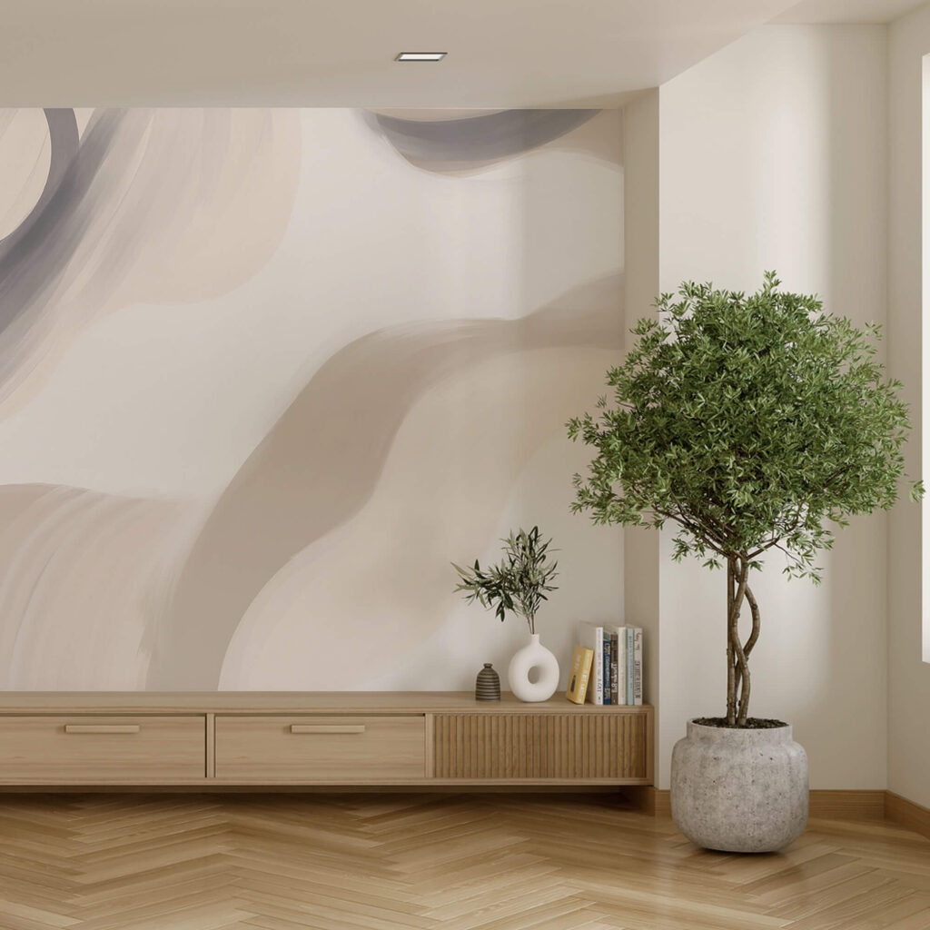Ampie pennellate astratte — ambiente 2
