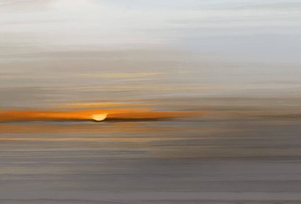 Tramonto sull’acqua — design completo