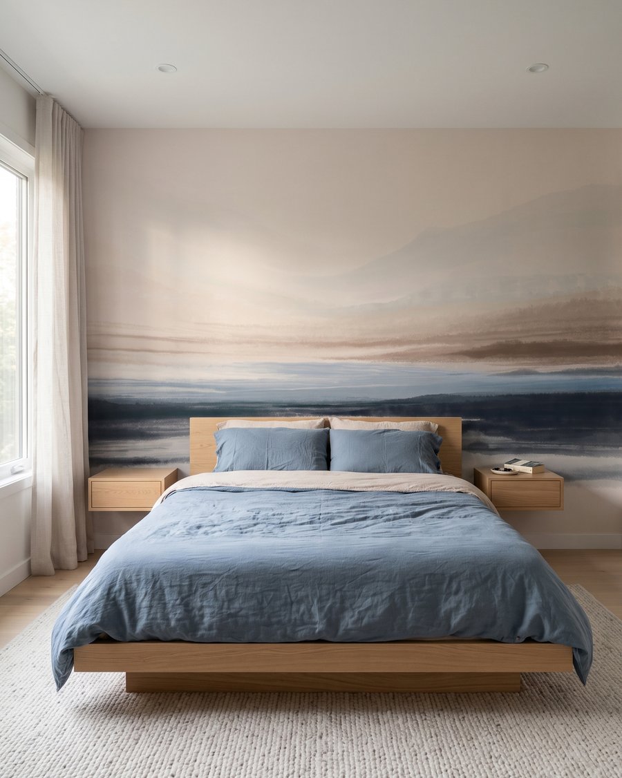 Lago in morbide pennellate — ambiente 2