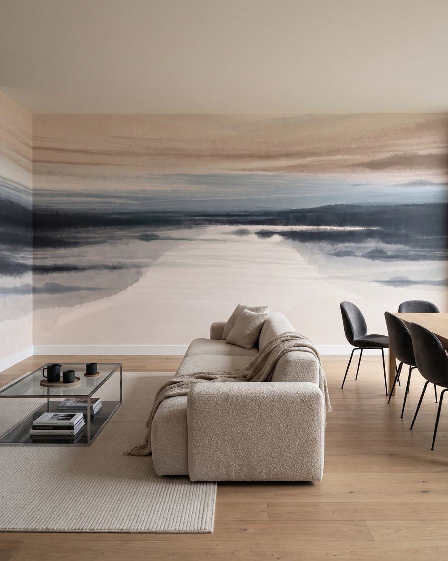 Lago in morbide pennellate — ambiente 6