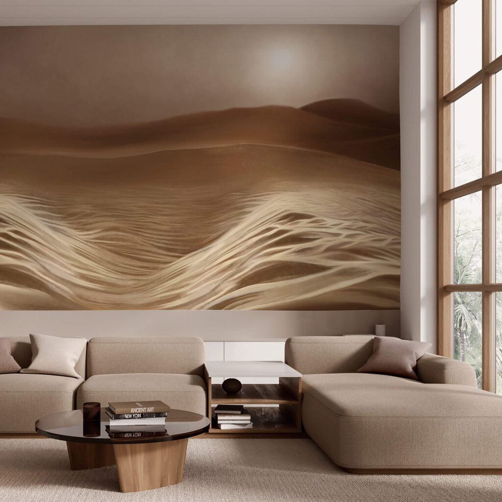 Sole sulle dune ondulate — ambiente 1