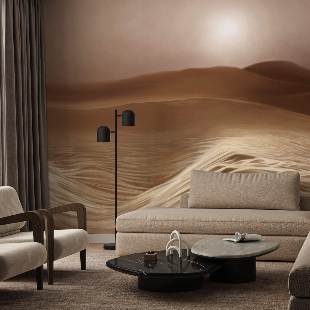 Sole sulle dune ondulate — ambiente 3