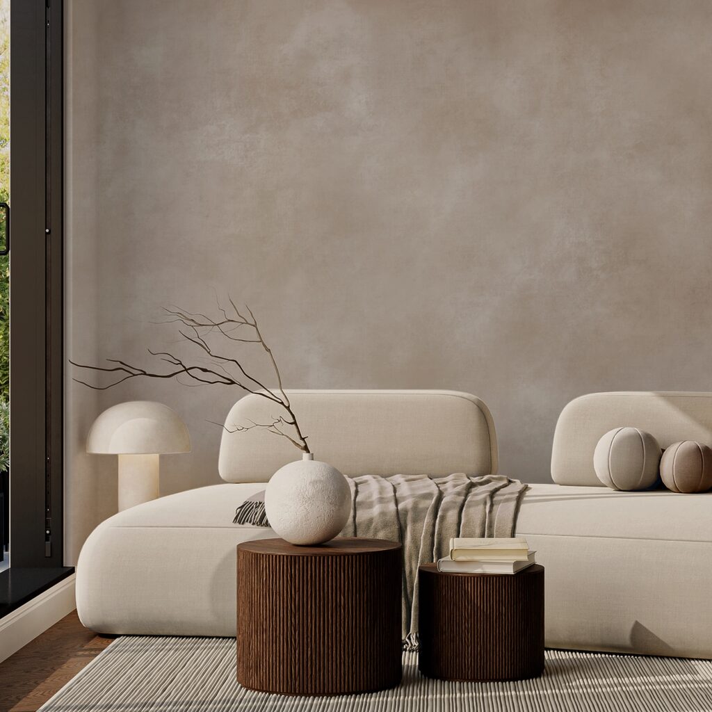 Fondo screziato color sabbia — ambiente 2