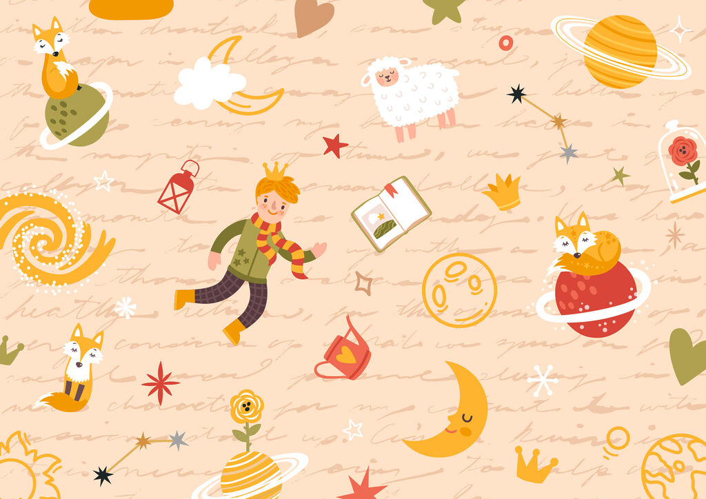 Principe tra i pianeti — design completo
