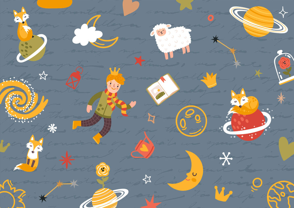 Principe tra i pianeti — design completo