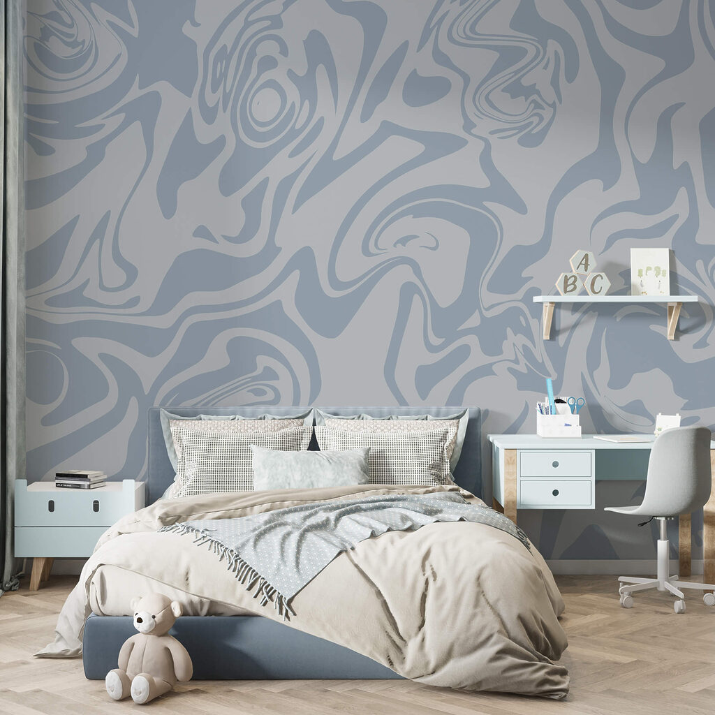 Vortici blu in movimento — ambiente 1