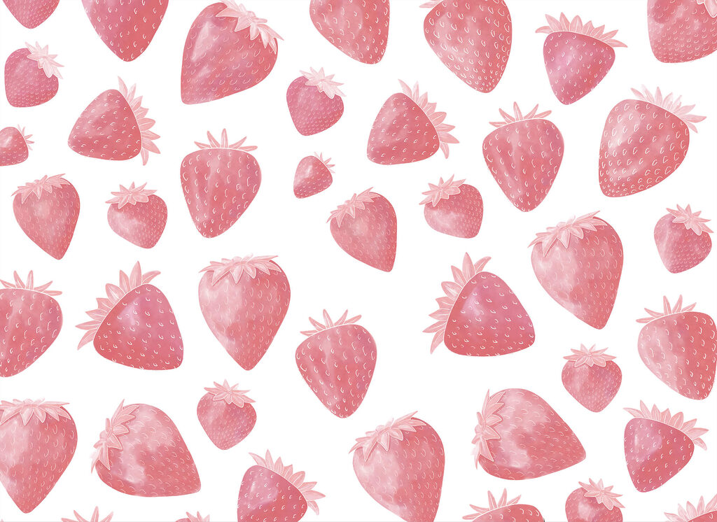 Fragole rosa — design completo