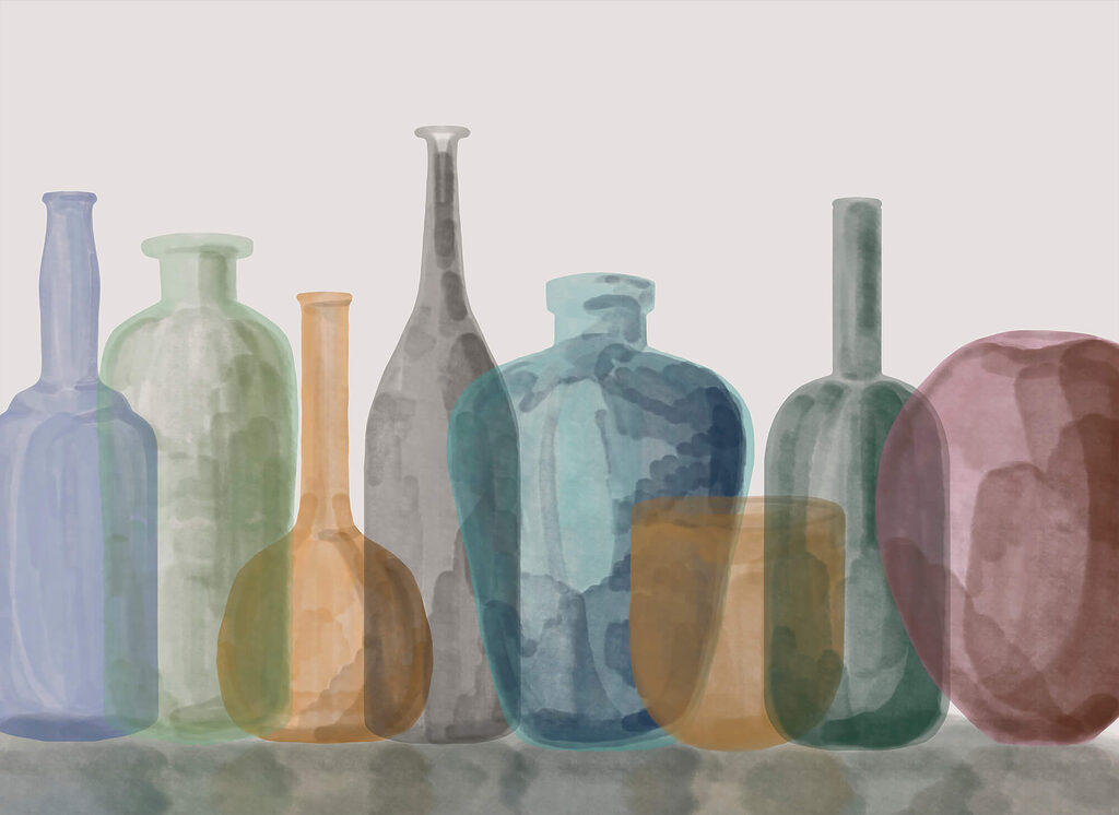 Natura morta stilizzata — design completo