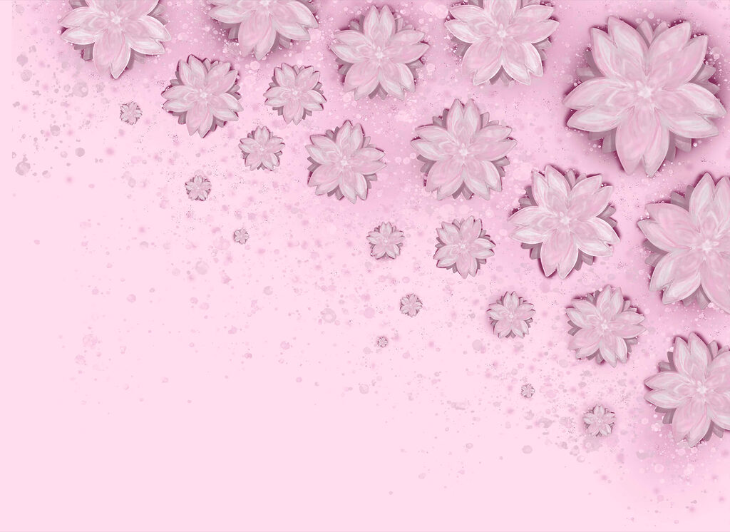 Fiori lungo i bordi — design completo