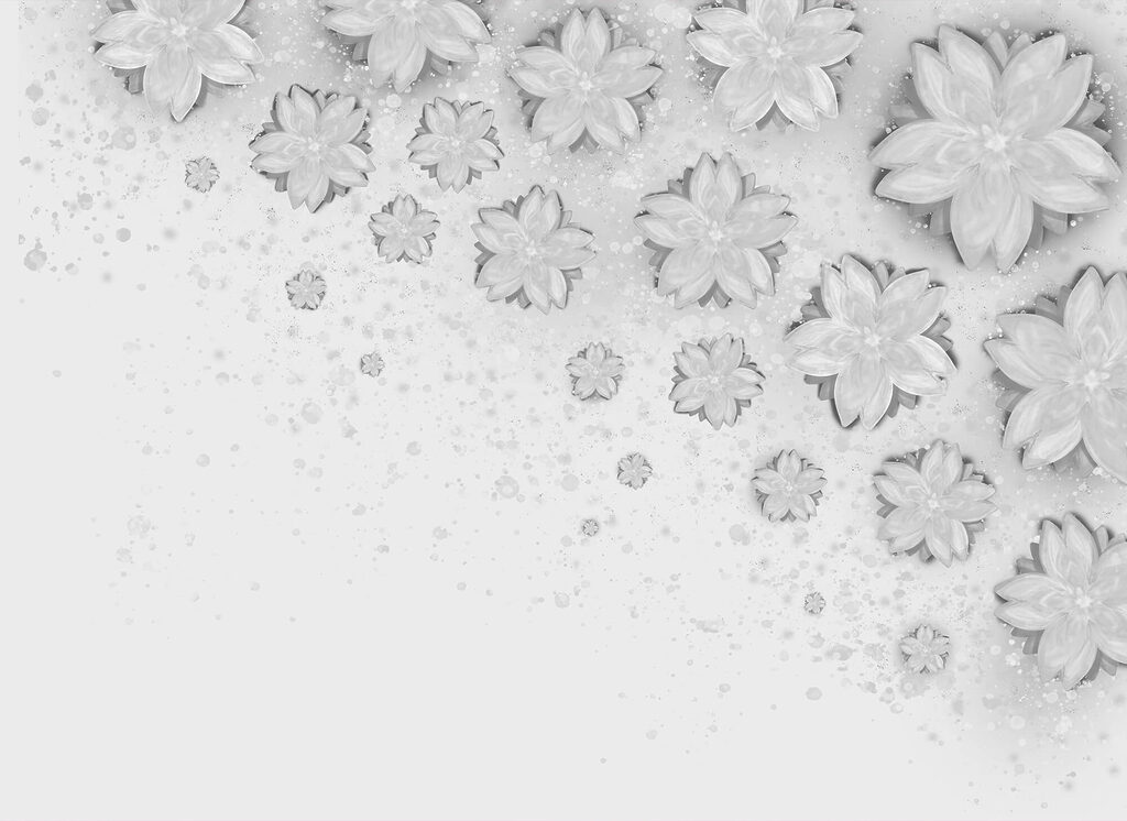 Fiori lungo i bordi — design completo