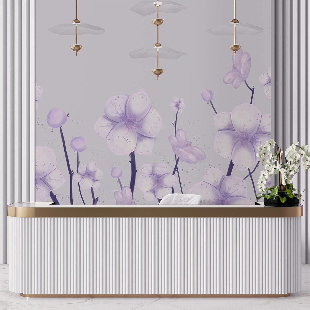 Fiori delicati che salgono — ambiente 1