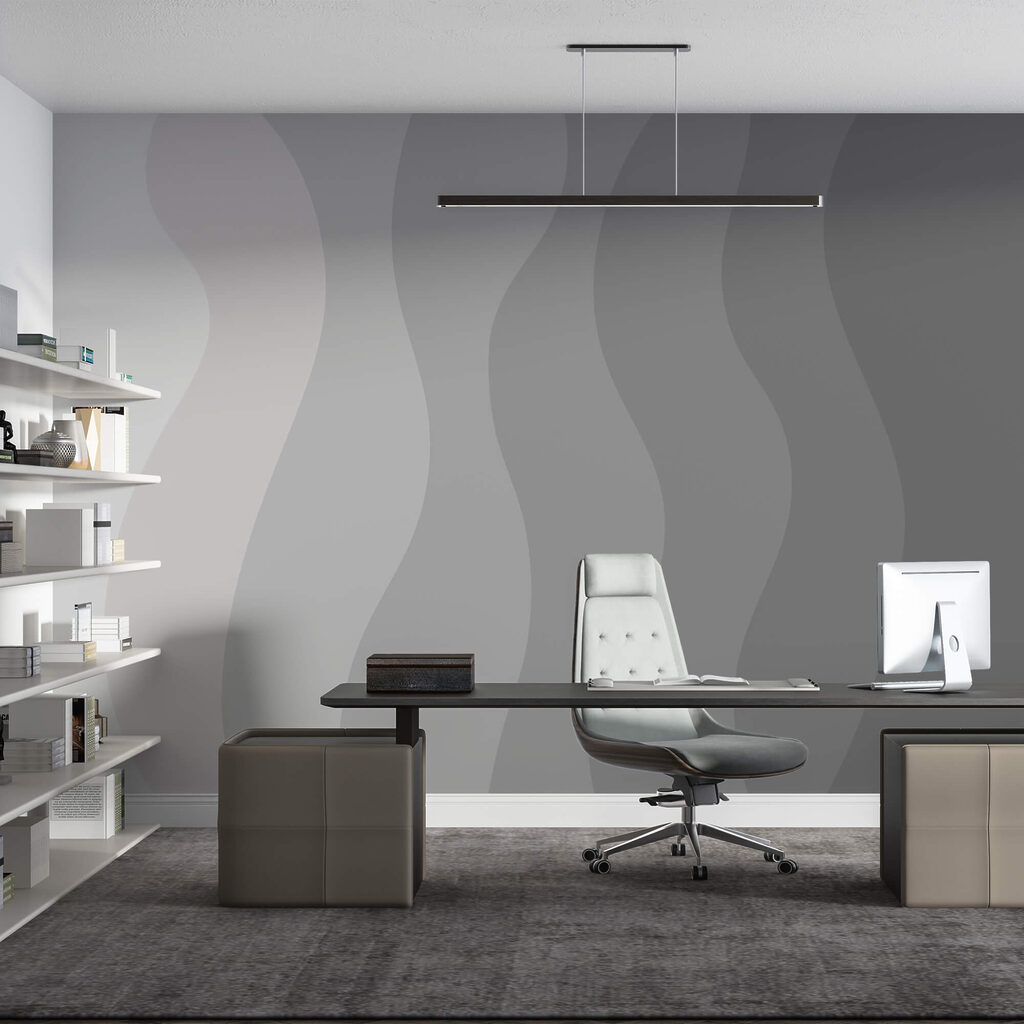 Strisce ondulate sfumate in un ambiente