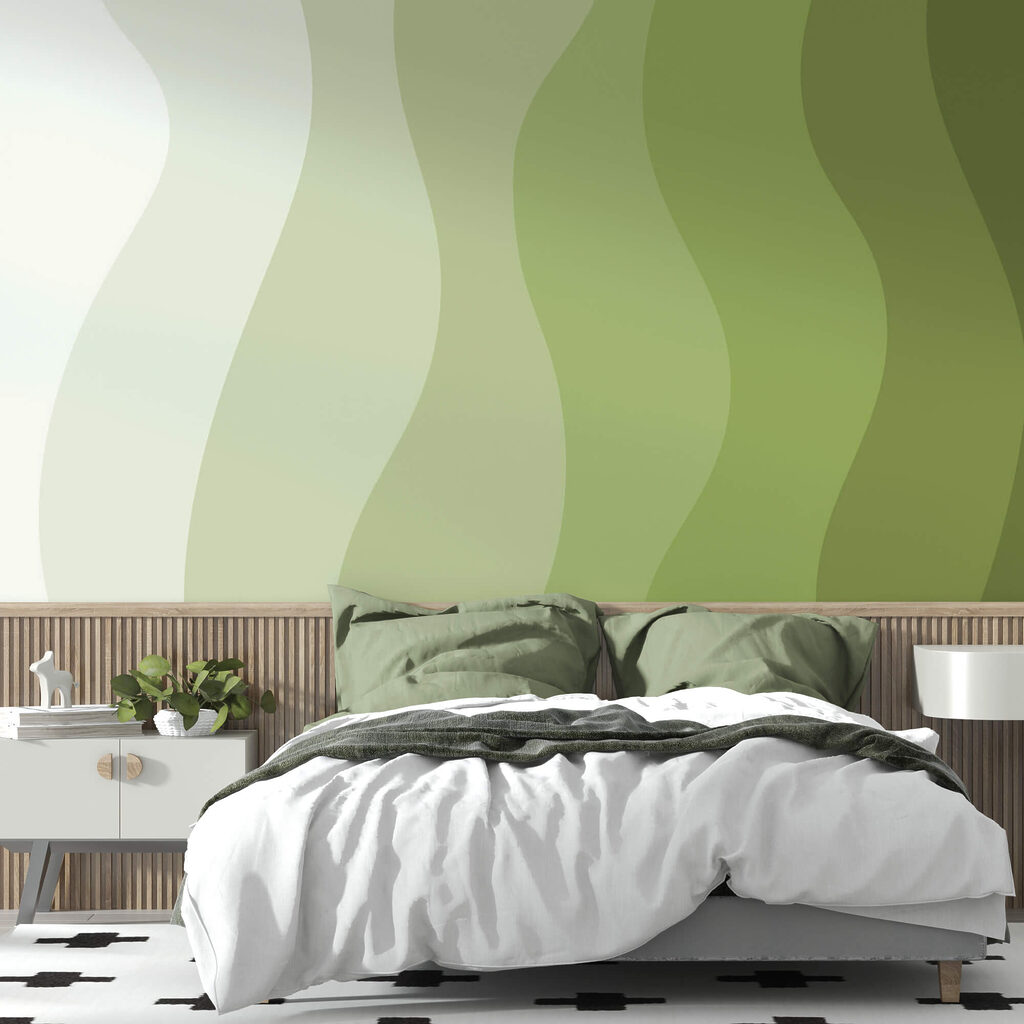 Strisce ondulate sfumate — ambiente 2