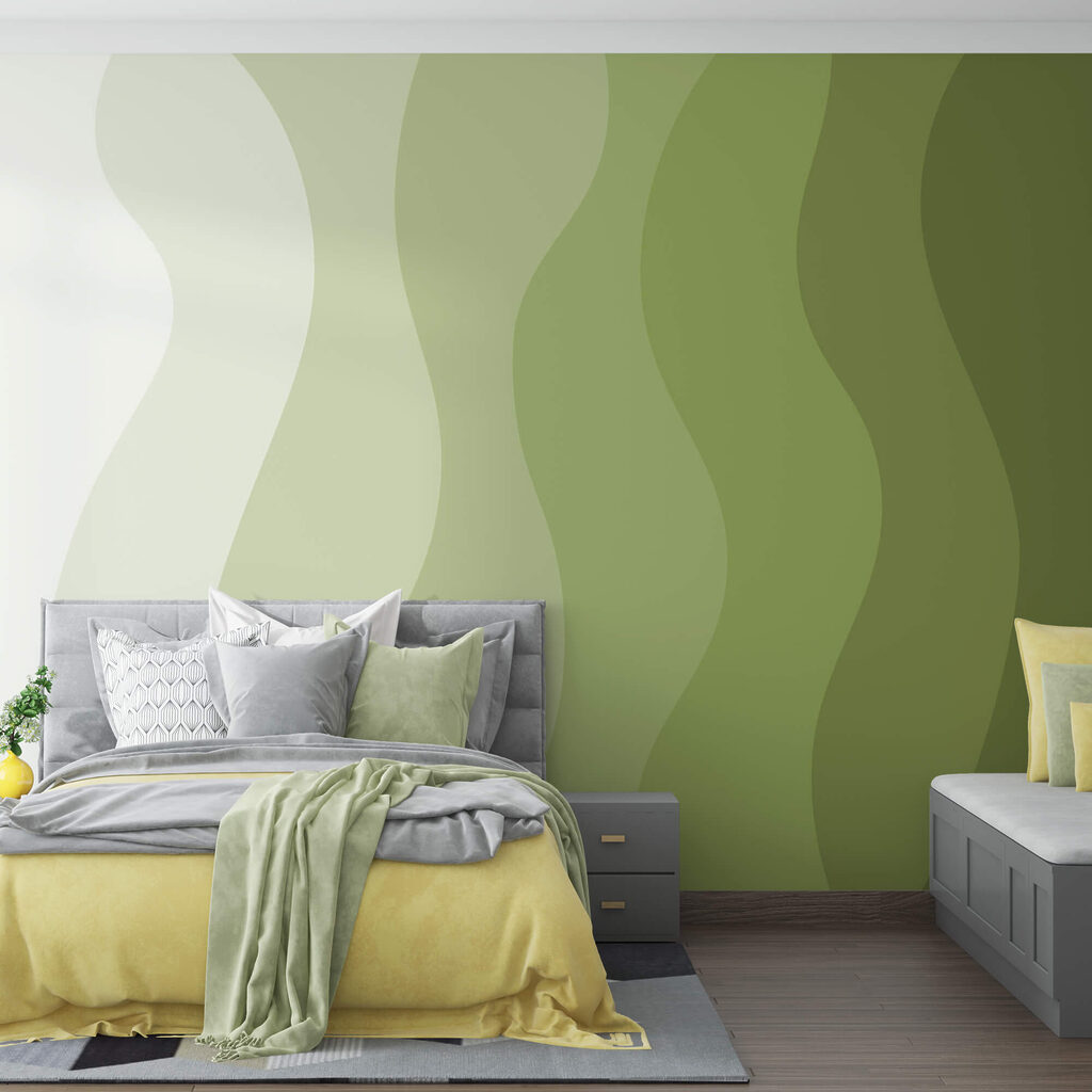 Strisce ondulate sfumate — ambiente 1