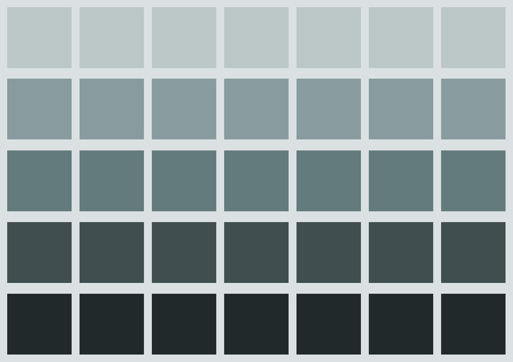 Quadrati che sfumano — design completo