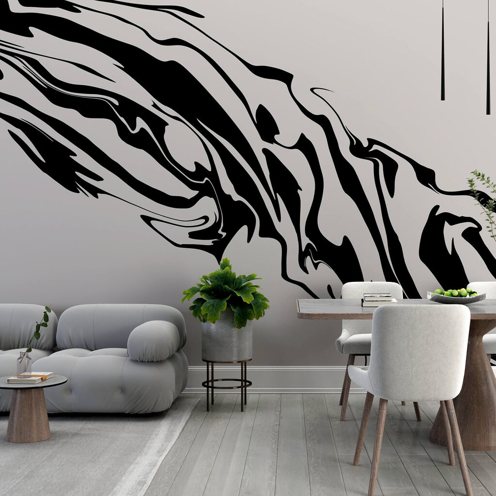 Strisce nere oblique — ambiente 2